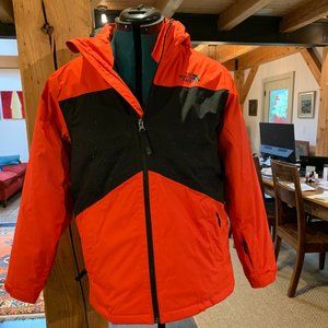 North Face Youth Ski Parka, Rain Shell & Insulated Liner. Size Lg 14/16